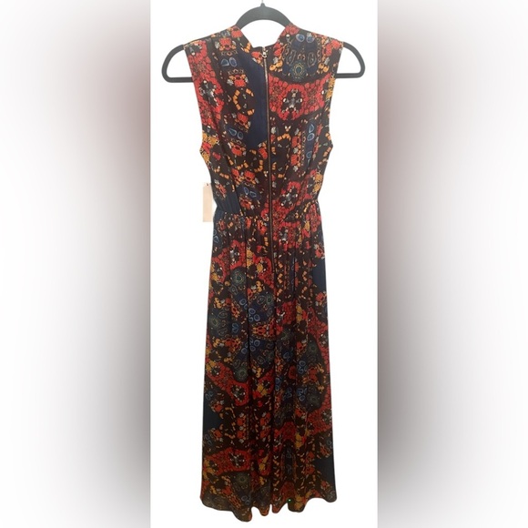 - Alice + Olivia Marianna Printed Button-front Maxi Dress- size 0 - Picture 6 of 9